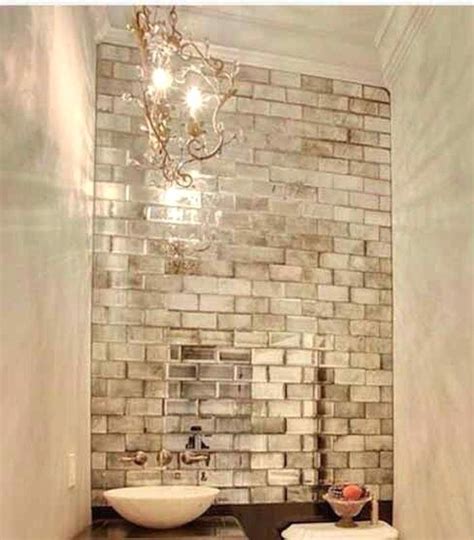 peel and stick mirrored subway tile bathroom antique mirror brick tiles ...