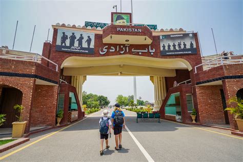 Crossing the Wagah Border Amritsar, India to Lahore, Pakistan.