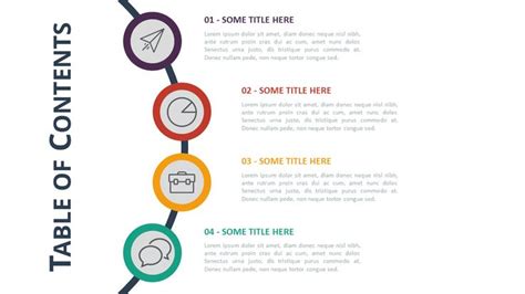 Table of Content Templates for PowerPoint and Keynote #powerpoint Free ...