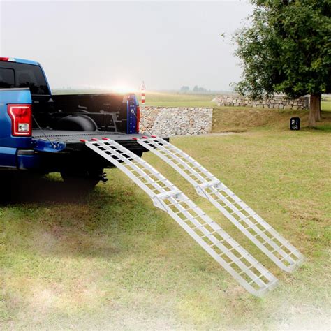 Heavy Duty Pickup Truck Four Wheeler Aluminium Folding ATV Ramp– Zincera