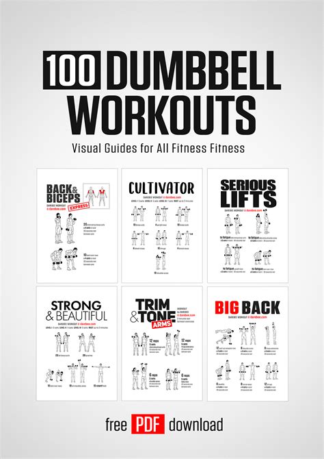 Dumbbells Workout Routine Pdf | EOUA Blog