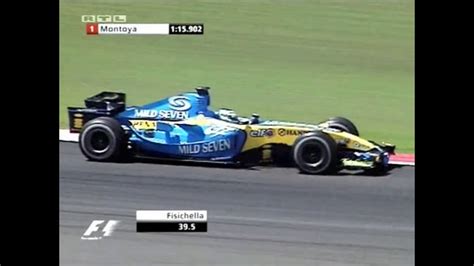 Fisichella Qualification 1 - GP Spain F1 2005 - YouTube