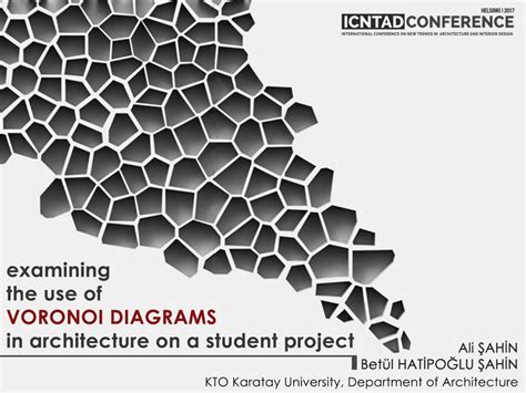 examining the use of Voronoi Diagrams in architecture on a student project by Ali Şahin - Issuu