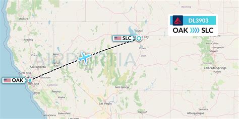 DL3903 Flight Status Delta Air Lines: Oakland to Salt Lake City (DAL3903)