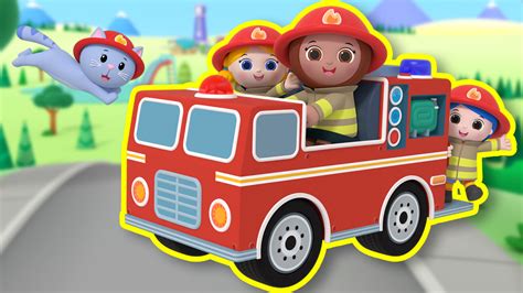 Fire Engine, Fire Engine (cartoon) - Nursery Rhymes - Mother Goose Club