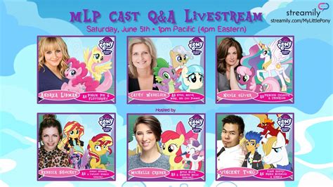 My Little Pony CAST Q&A - Hosted by Michelle Creber - YouTube