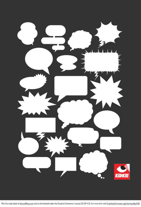 Speech Balloon Vector Pack