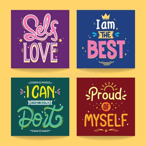 Motivational Quotes Banner Vector Design Bundle Stock Vector - Illustration of decoration ...