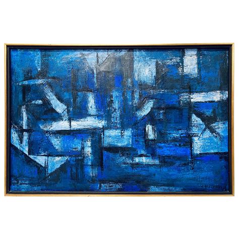 Abstract Oil on Canvas Charolette Brieff at 1stDibs