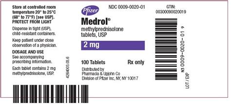 Medrol: Package Insert / Prescribing Information