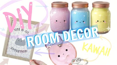 DIY ROOM DECOR - 2017 KAWAII & INEXPENSIVE - YouTube