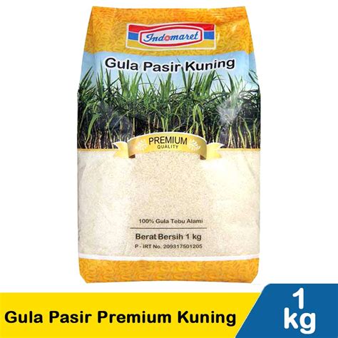 Indomaret Gula Pasir Premium Kuning Pck 1Kg | Klik Indomaret