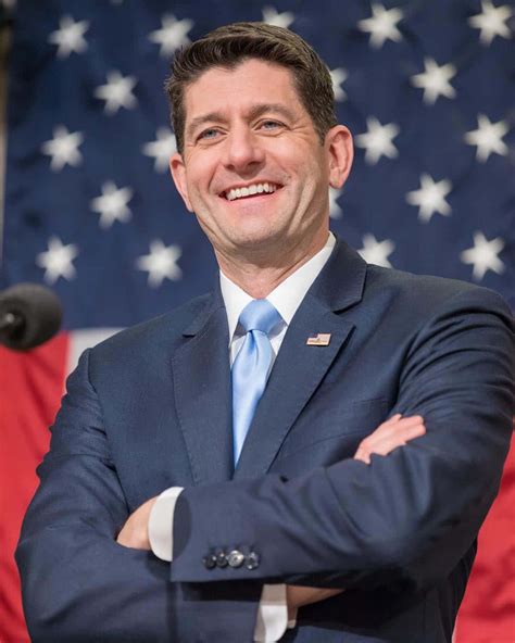 Download Paul Ryan With Usa Flag Wallpaper | Wallpapers.com
