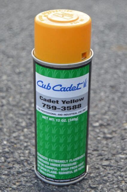 Cub Cadet Yellow Powdered Spray Paint ( From 1990-1998) 12oz. Can 759-3588 for sale online | eBay