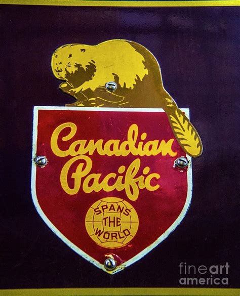 Canadian Pacific Logo Photograph by Roberta Bragan - Pixels