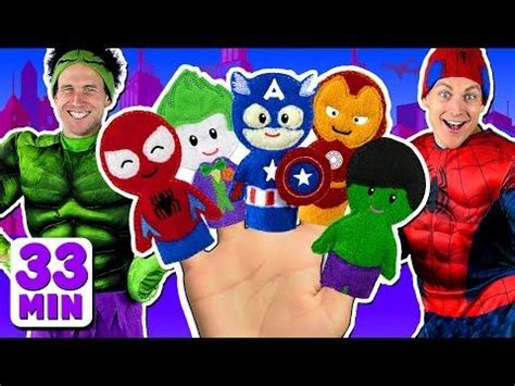 Superheroes finger family and more finger family songs superhero finger family collection – Artofit