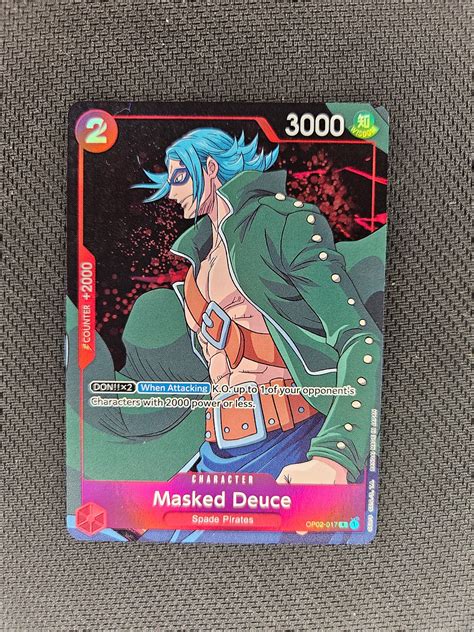 One Piece TCG Paramount War OP02-017 Masked Deuce Alternative Art – Mint Collectables