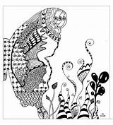 Butterfly And Flowers  Zentangle Coloring Pages For Kids sketch template