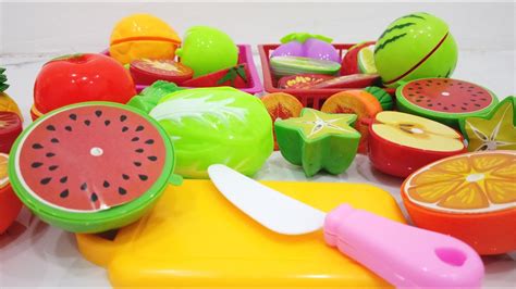 Fruits and vegetable toys for kids - YouTube