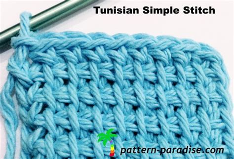 Tutorial: Tunisian Simple Stitch | Pattern Paradise