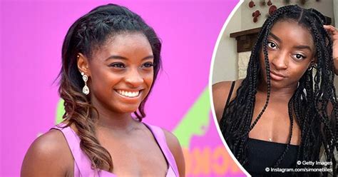 Simone Biles Flaunts Nose and Chest Piercings While Rocking Braids in ...