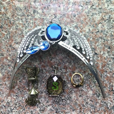 Voldemort's Horcrux 4pcs Set Marvolo Gaunt Ring Salazar Slytherin's ...