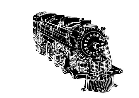 Premium Vector | Figure silhouette of an old train on a white background vector