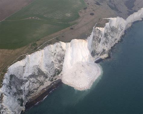 The crumbling cliffs of Dover: Now France is even further away as ...