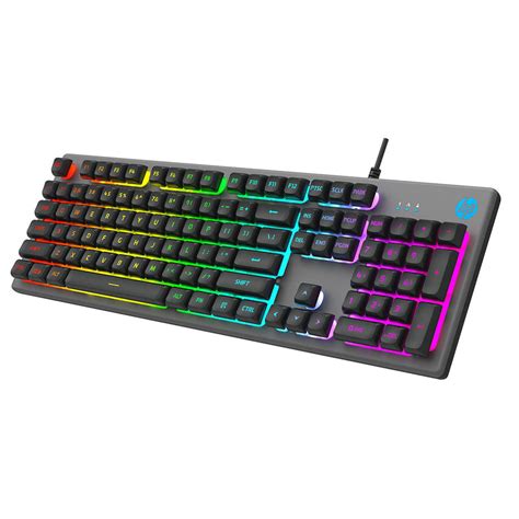 HP K500F Wired USB Mechanical Gaming RGB Keyboard with Height Adjustment