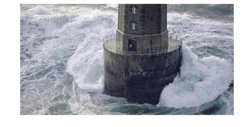 Lighthouse in a Storm, Brittany, France [931x624] : waterporn