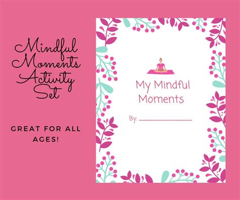 Mindful Moments Activity Set - Etsy