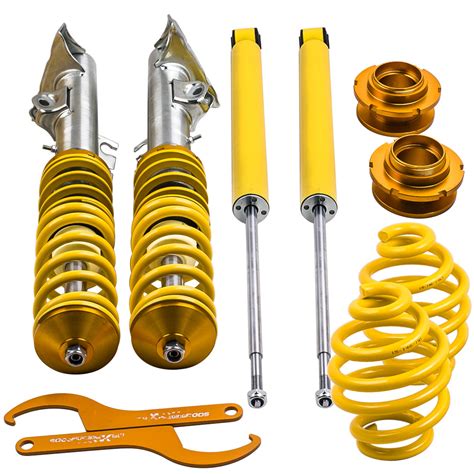 KIT SUSPENSION COMBINE FILETE Pour BMW 3 Series E36 Réglable Amortisseurs Rouge | eBay