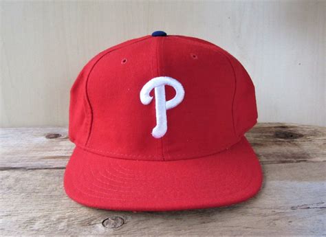 Vintage PHILADELPHIA PHILLIES Original New Era Diamond Collection MLB Fitted Baseball Cap Pro ...