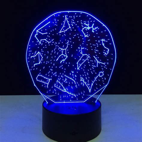 The Constellation 3DSmall Night Light Baby 7 Color Chang Bluetooth ...