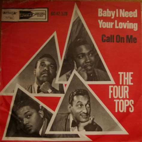 Four Tops - Baby I Need Your Loving (1964, Vinyl) | Discogs