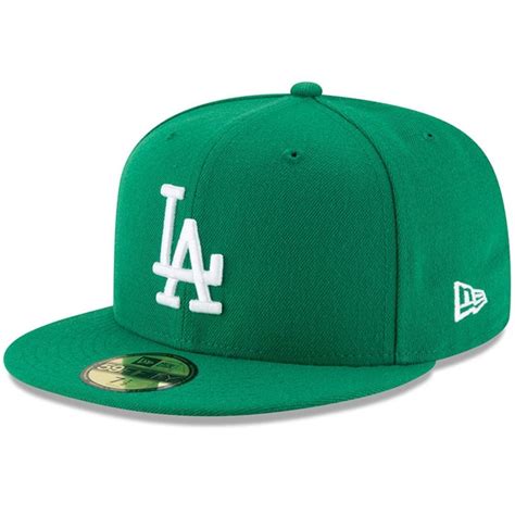 Men's New Era Green Los Angeles Dodgers Fashion Color Basic 59FIFTY ...