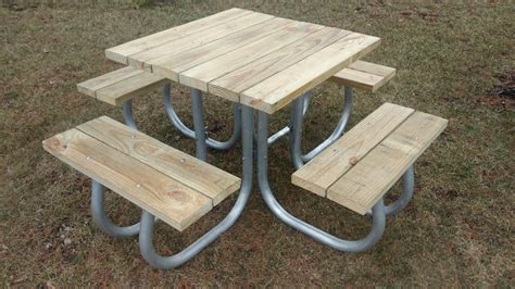 Aluminum Frame For Square Picnic Table~ Frame Only – Rosendale picnic tables