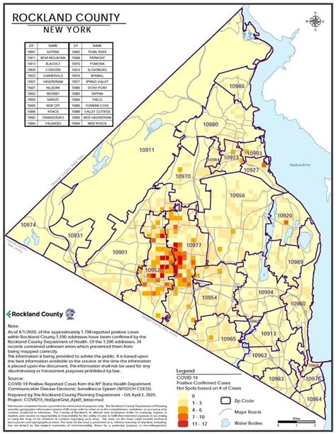 Rockland County Zip Code Map