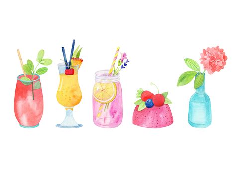 Watercolor food illustration by Yuliia Druzenko on Dribbble