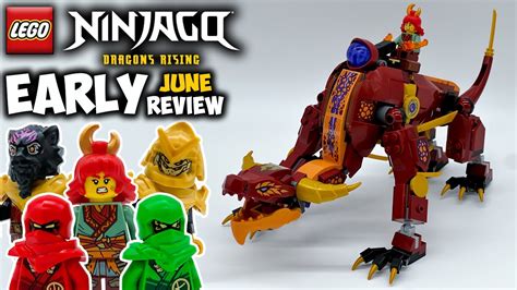 Heatwave Transforming Lava Dragon EARLY Review! LEGO Ninjago Dragons ...