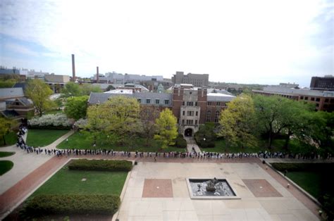 Students line up to nab tickets to hear President Barack Obama speak at ...