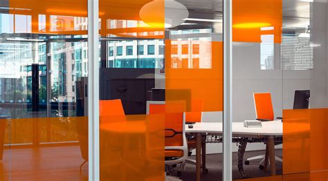 Orange Office Design