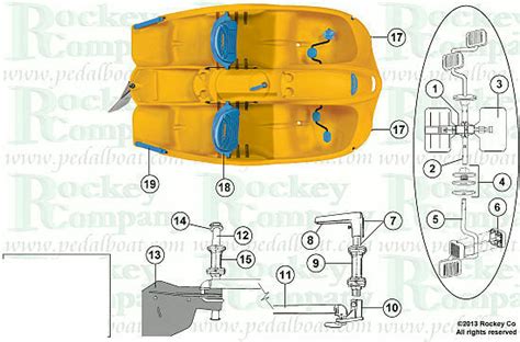 Parts from pedalboat.com