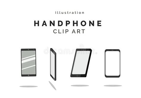 Illustration Vector Handphone Clip Art Stock Vector - Illustration of ...