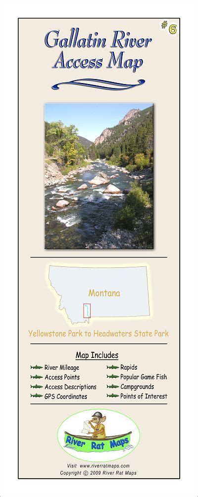 Gallatin River Access Map in Maps