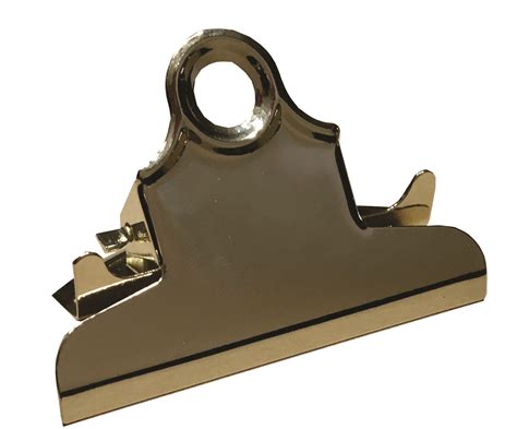 3" Gold Finish Clipboard Clips from Delvie's Plastics