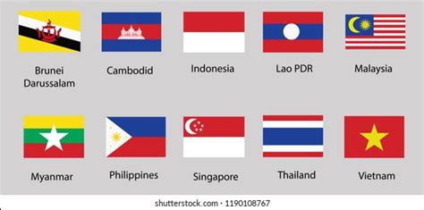 10,513 Asean Flag Images, Stock Photos, 3D objects, & Vectors | Shutterstock