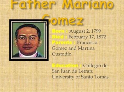 Mariano Gómez (Filipino Catholic Priest) ~ Bio Wiki | Photos | Videos