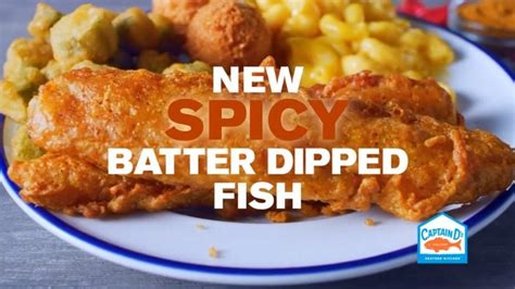 Captain D's New Spicy Batter Dipped Fish Menu Includes Spicy Giant Fish Sandwich And Spicy Fish ...