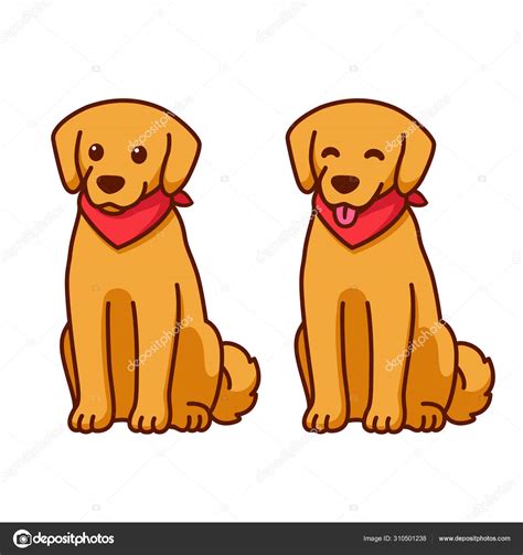 88+ Golden Retriever Cartoon Images - l2sanpiero